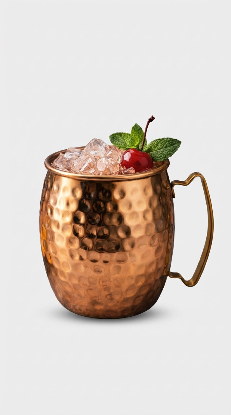 Çekiç Dokulu Bakır Kupa