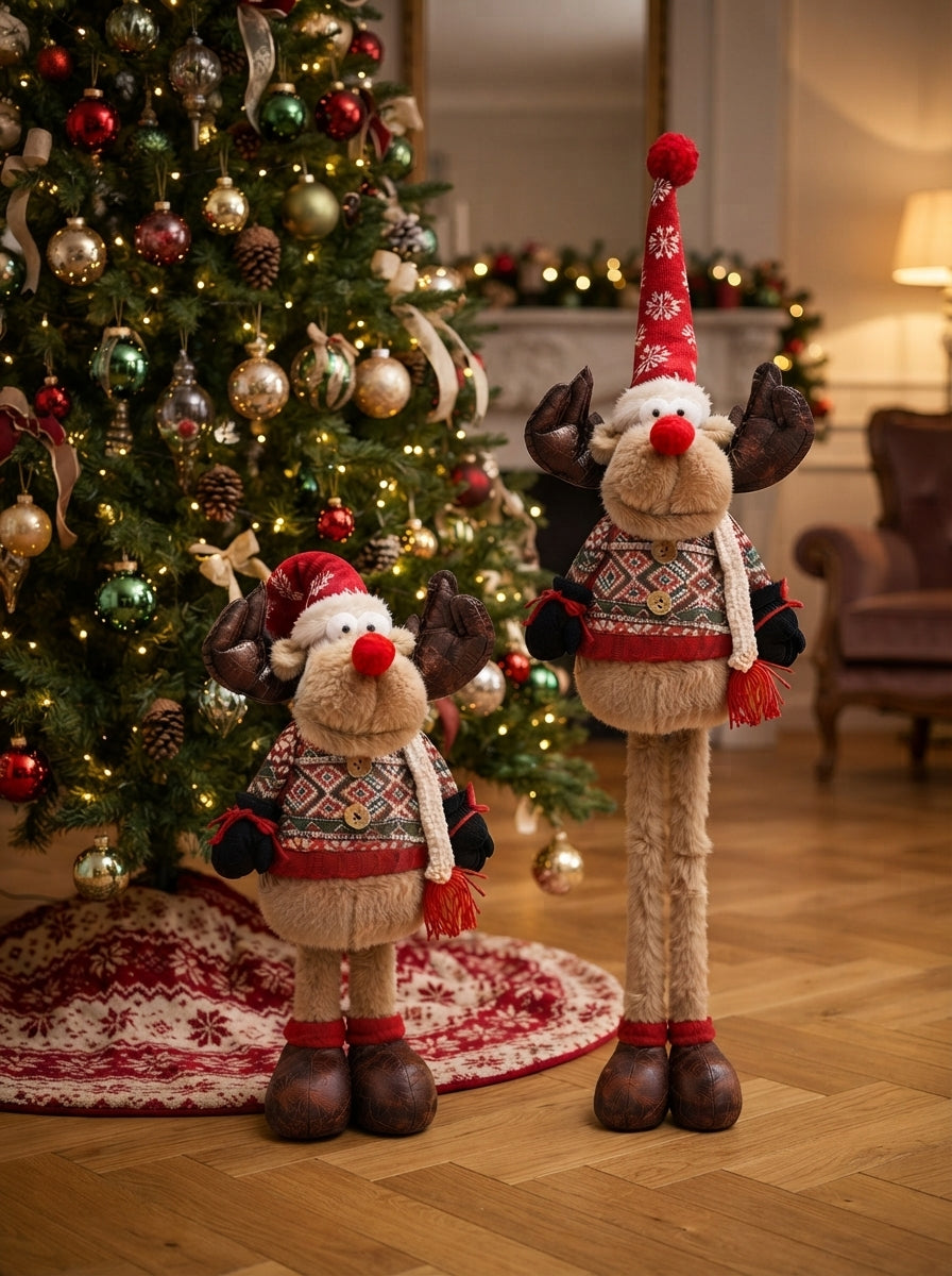 Nordic Rudolph Ayarlanabilir Dekoratif Geyik – 90 CM