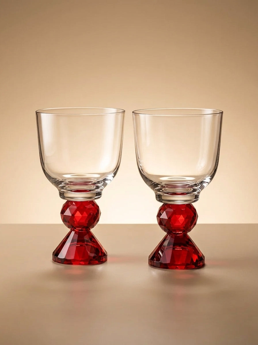 Christmas Classics – Ruby Ruby Lumi İkili Kristal Kadeh Seti