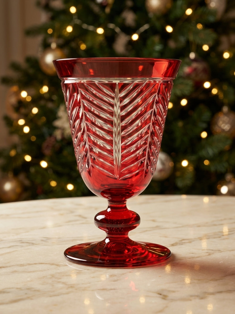 Riva Christmas Ruby Kristal Kadeh