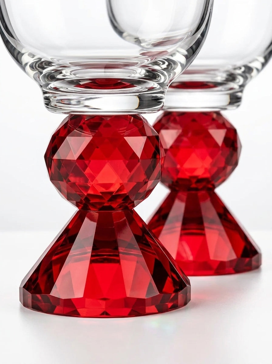 Christmas Classics – Ruby Ruby Lumi İkili Kristal Kadeh Seti