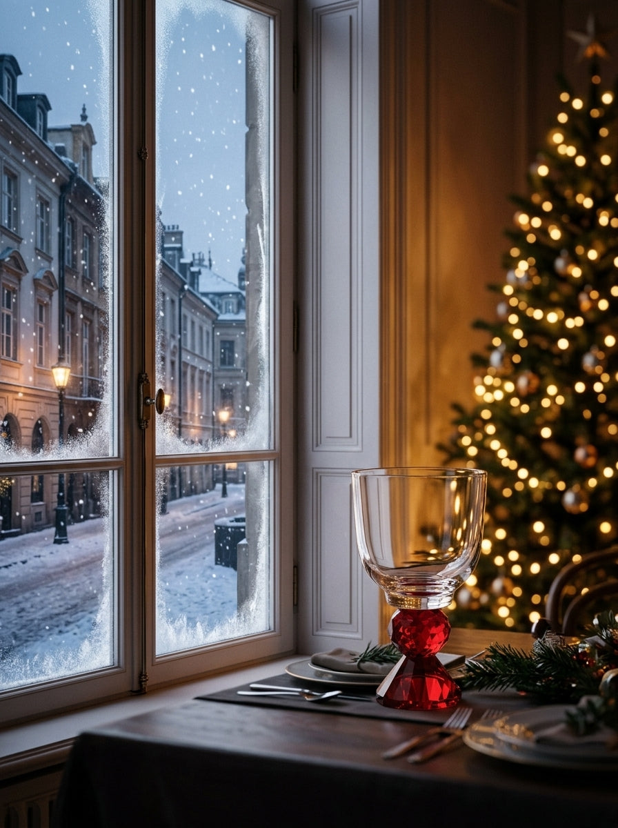 Ruby Ruby Lumi Coupe – New Year's Crystal Glass
