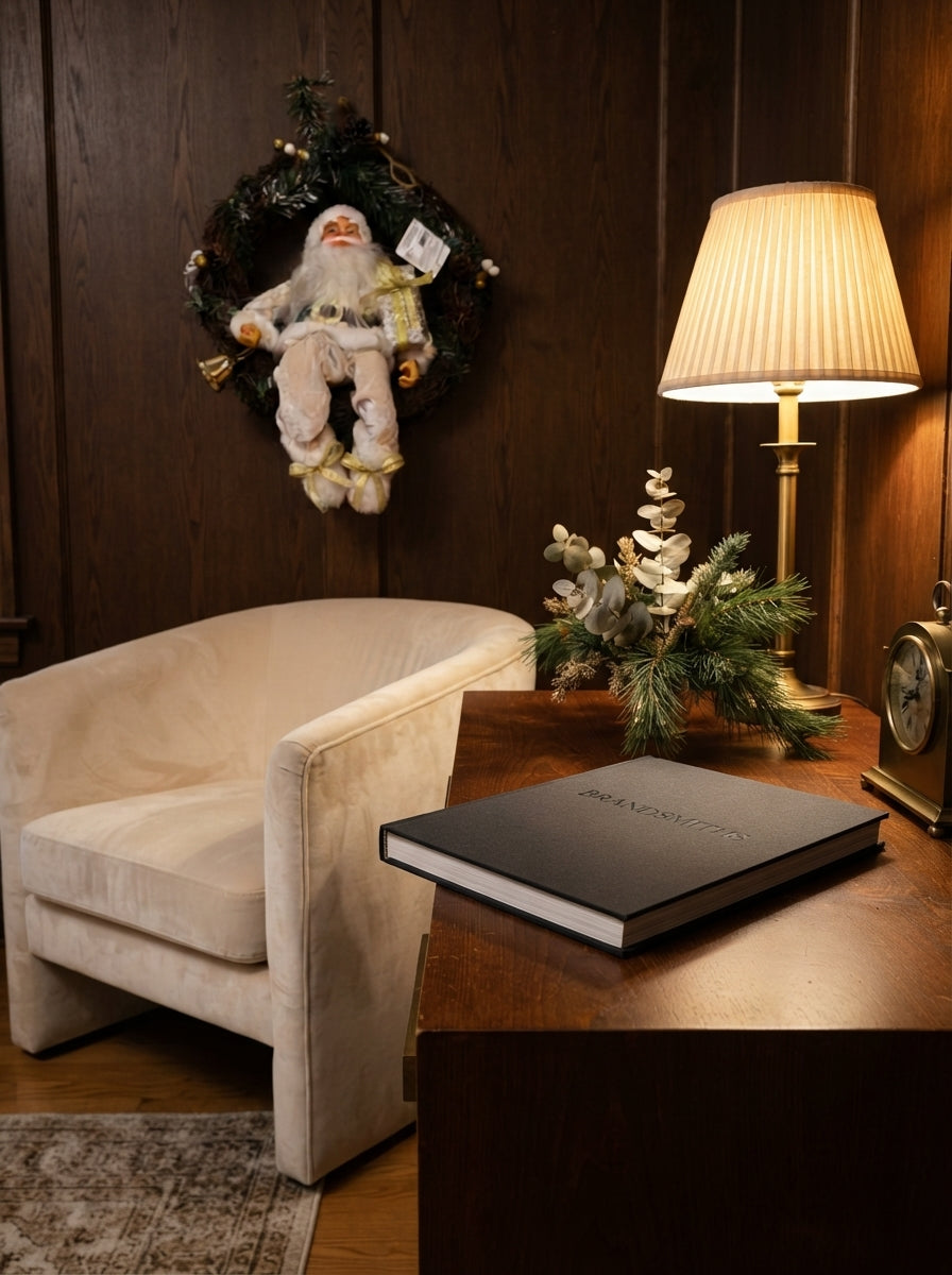 Ivory Gold Santa Dekoratif Yılbaşı Kapı Süsü - 40 CM