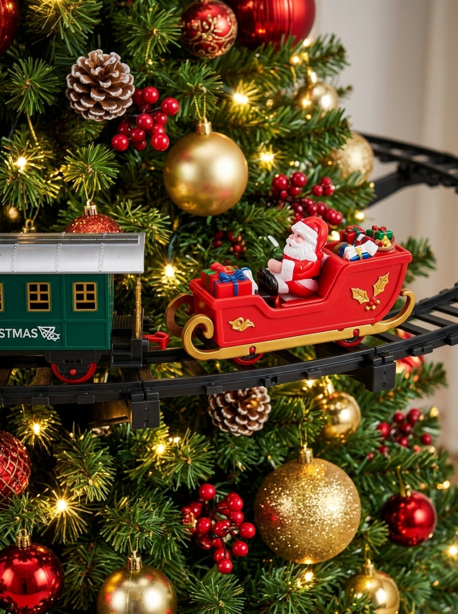 Christmas Express – Işıklı ve Sesli 30 Parça Yılbaşı Ağacı Tren Seti