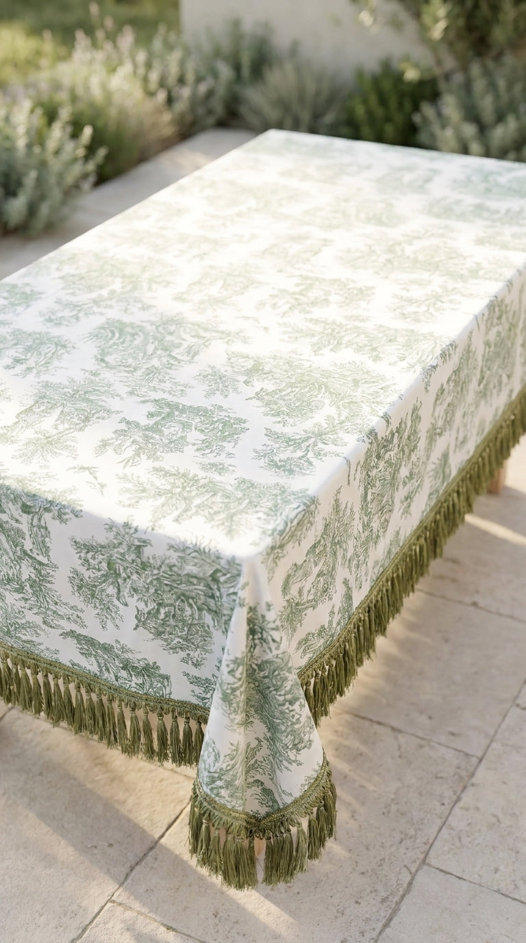 Toilea Verde Masa Örtüsü