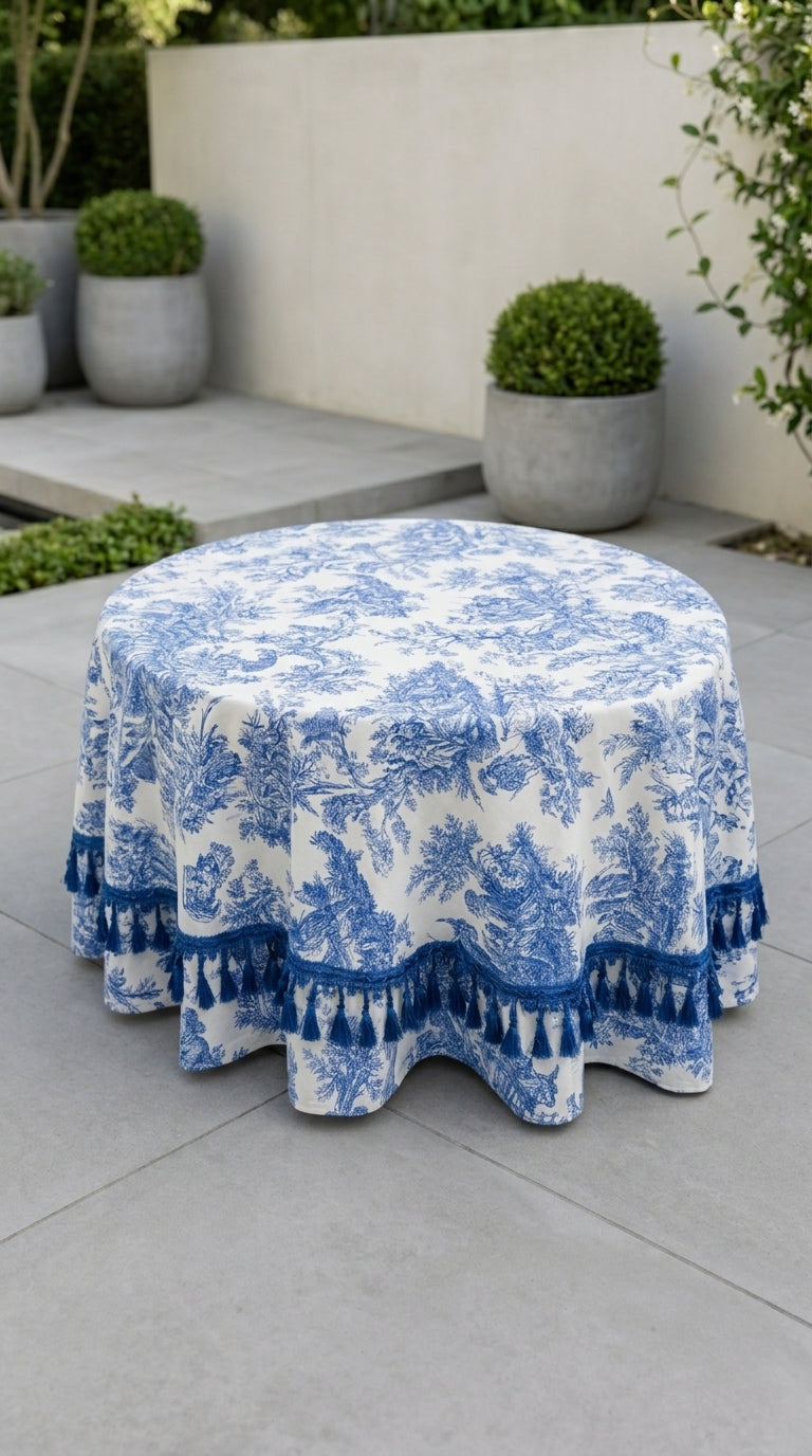 Toile Azure Tablecloth