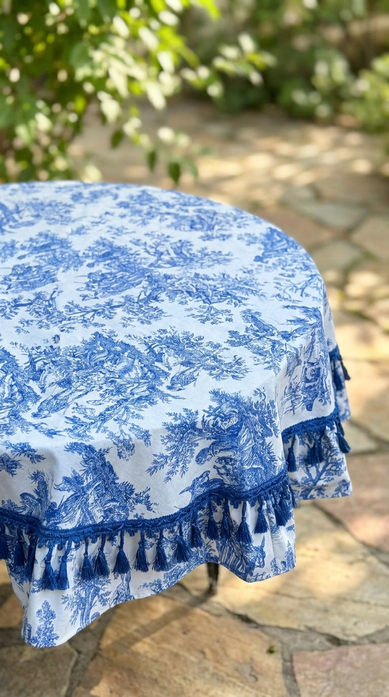 Toile Azure Tablecloth