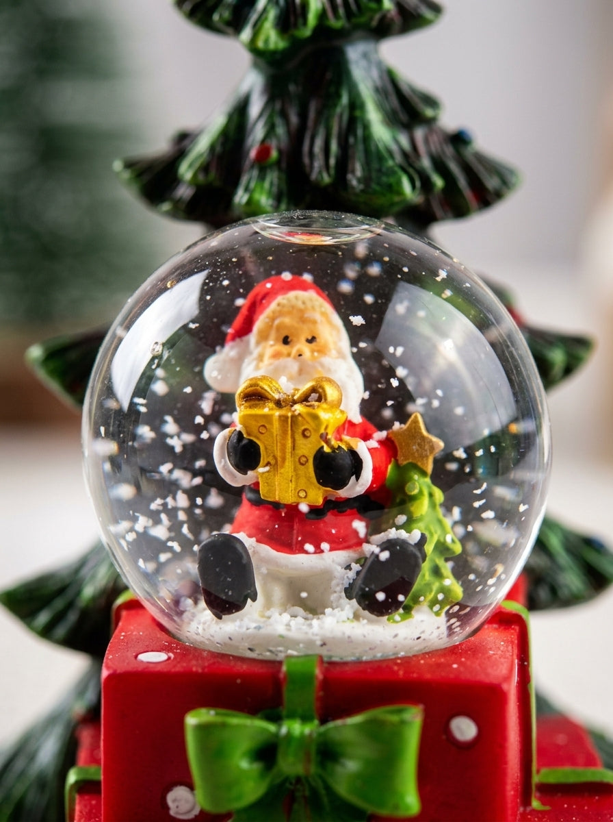 Santa's Christmas Tree Dekoratif Yılbaşı Kar Küresi – 12 CM