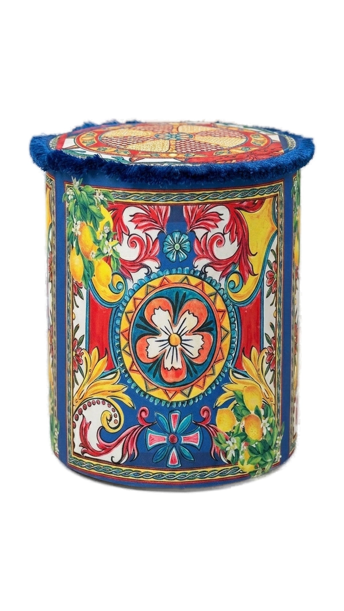 Solea Clover Azure Ottoman