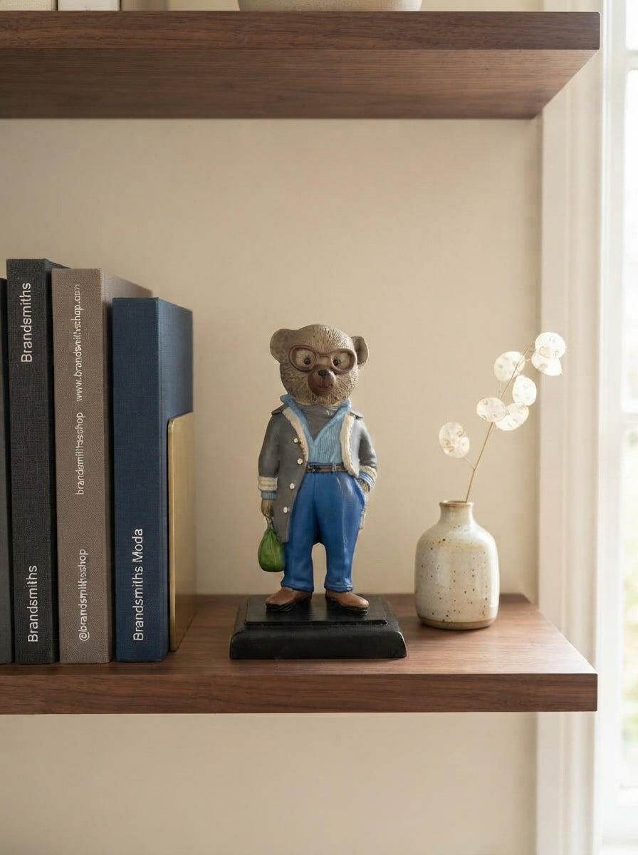 City Gentleman Teddy Dekoratif Obje