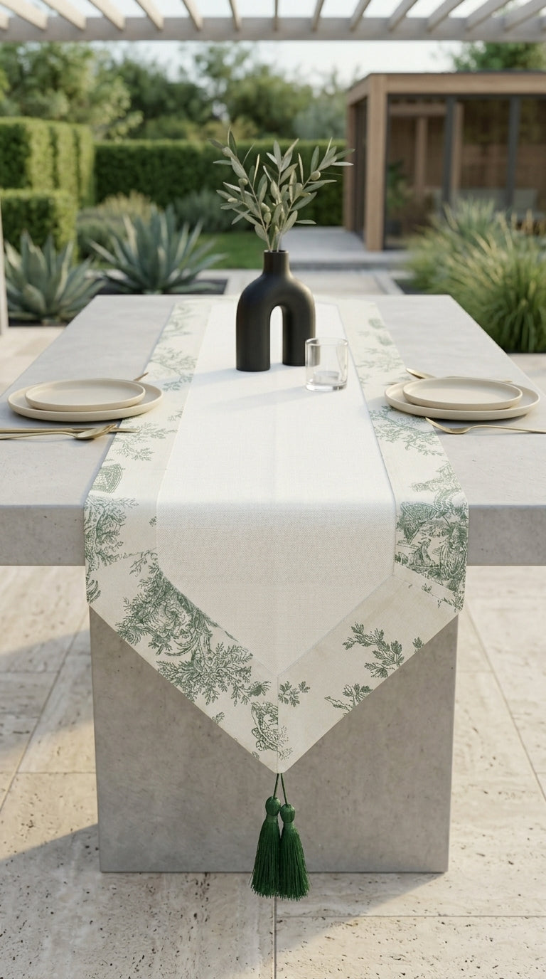 لوحة توليا الخضراء العريضة