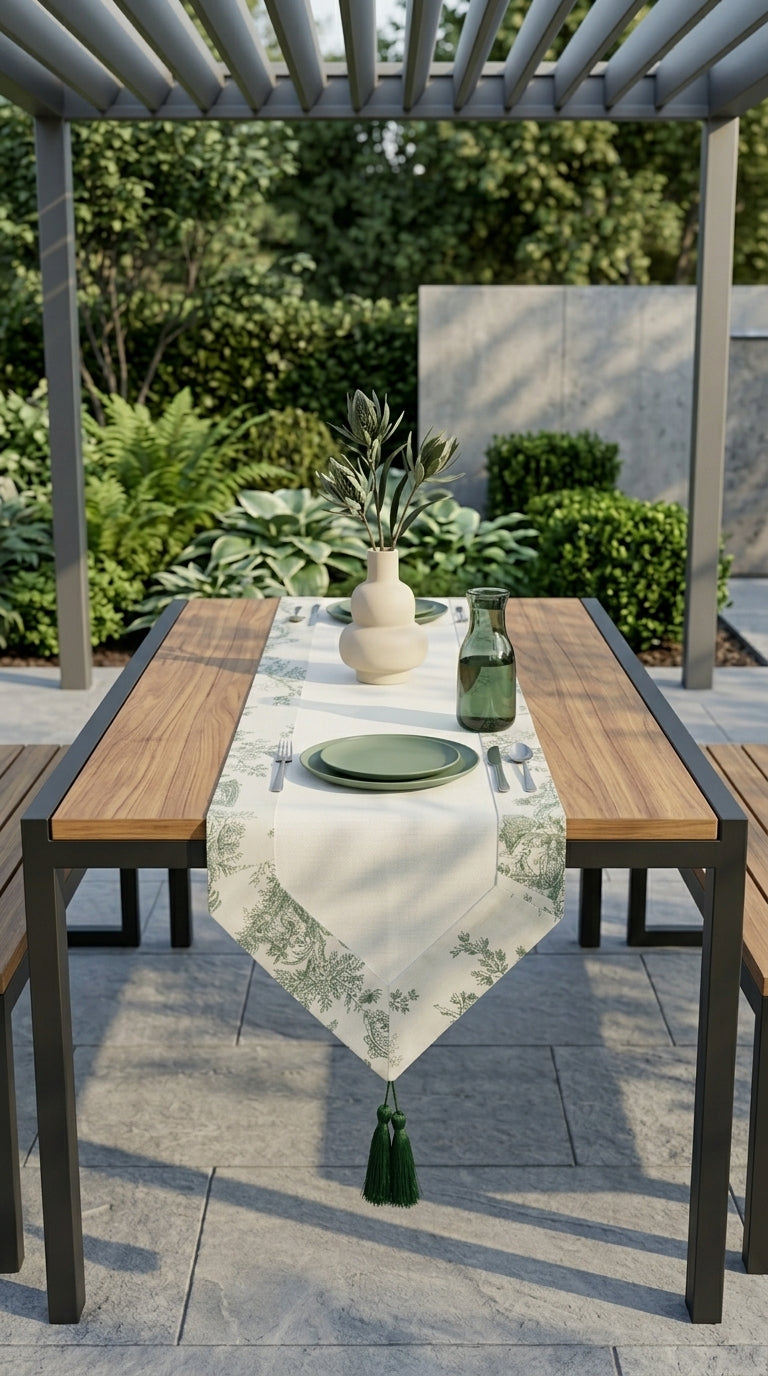 لوحة توليا الخضراء العريضة