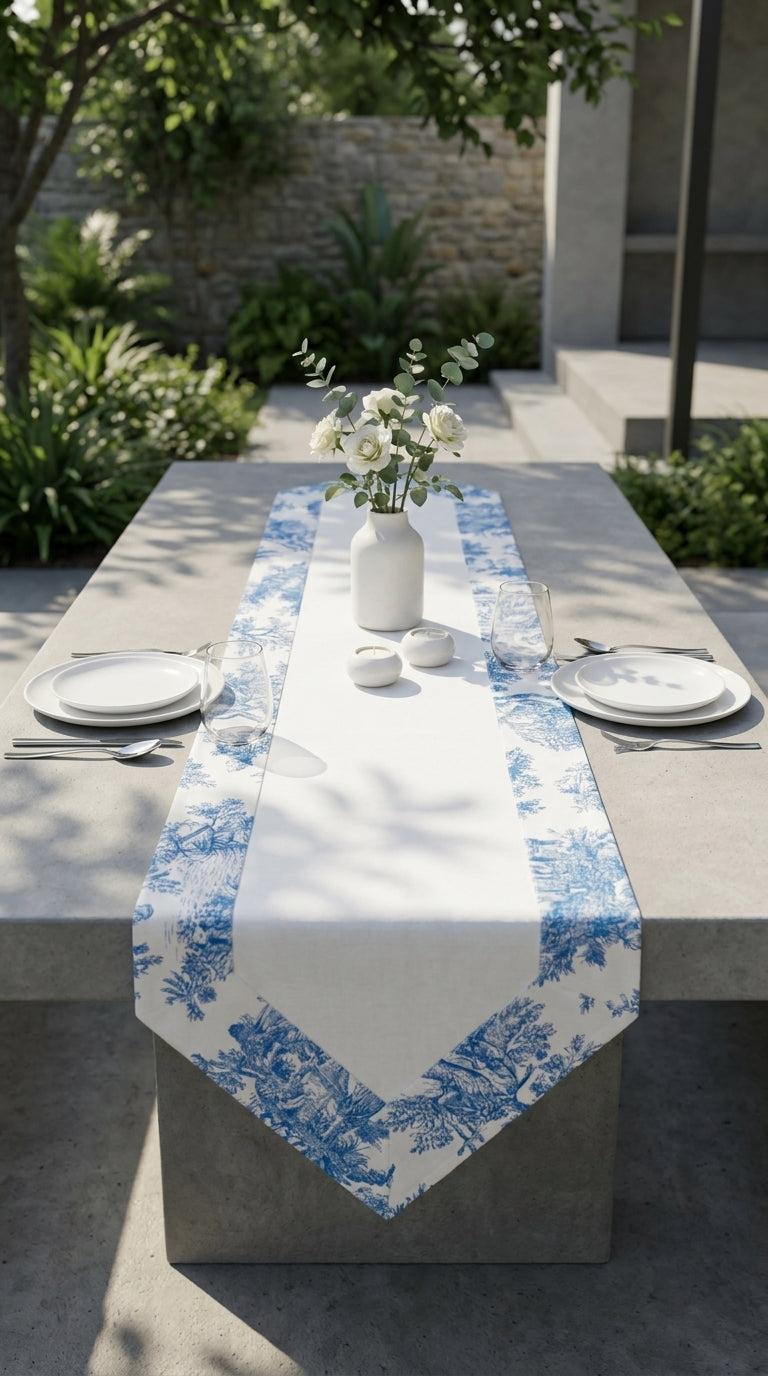 Toile Azure Panel Runner