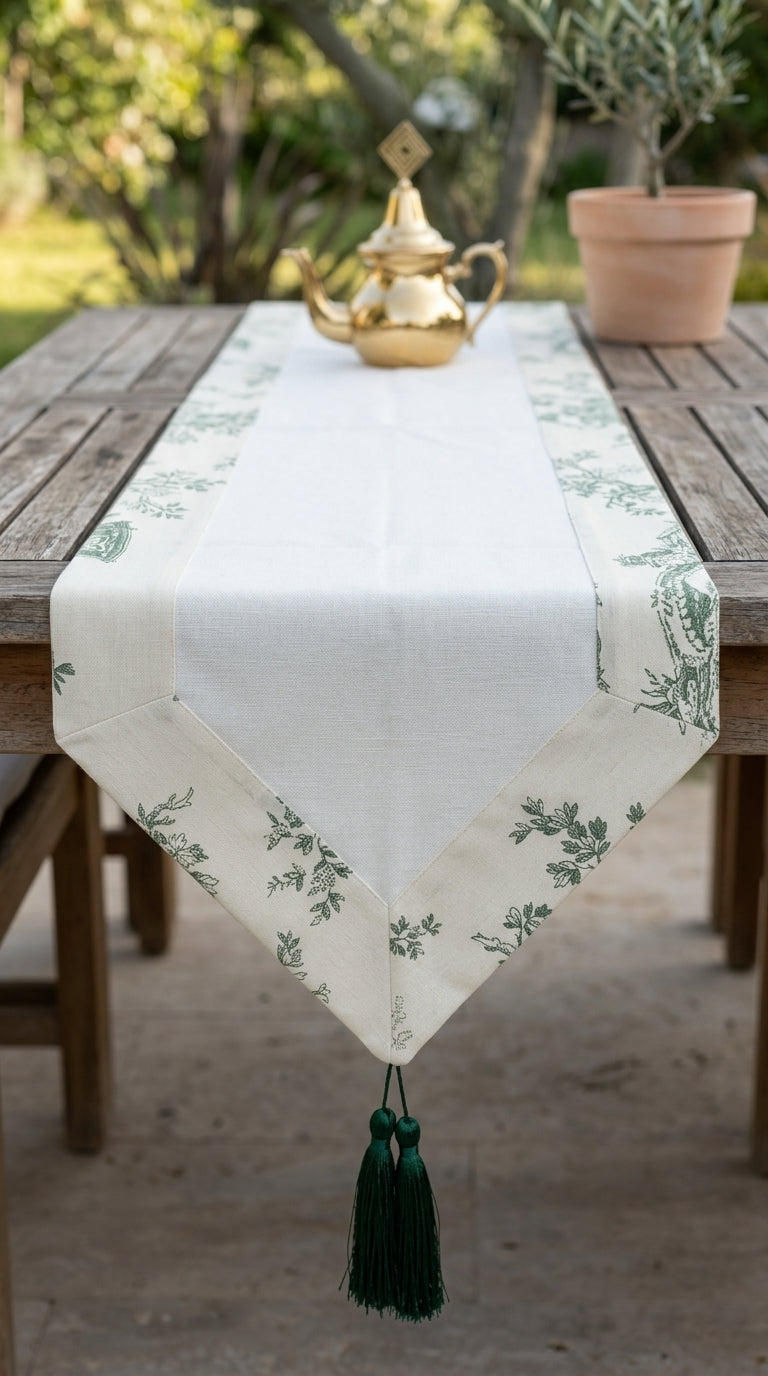 لوحة توليا الخضراء العريضة