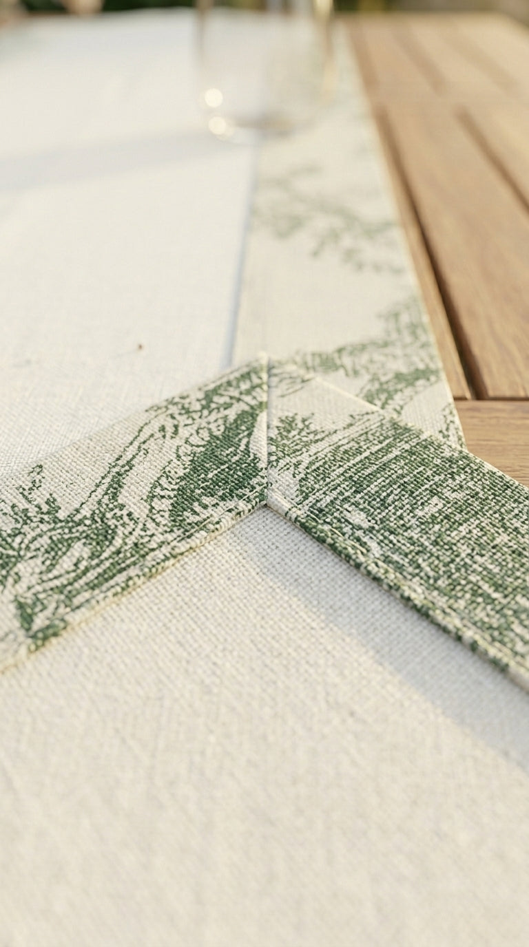 لوحة توليا الخضراء العريضة