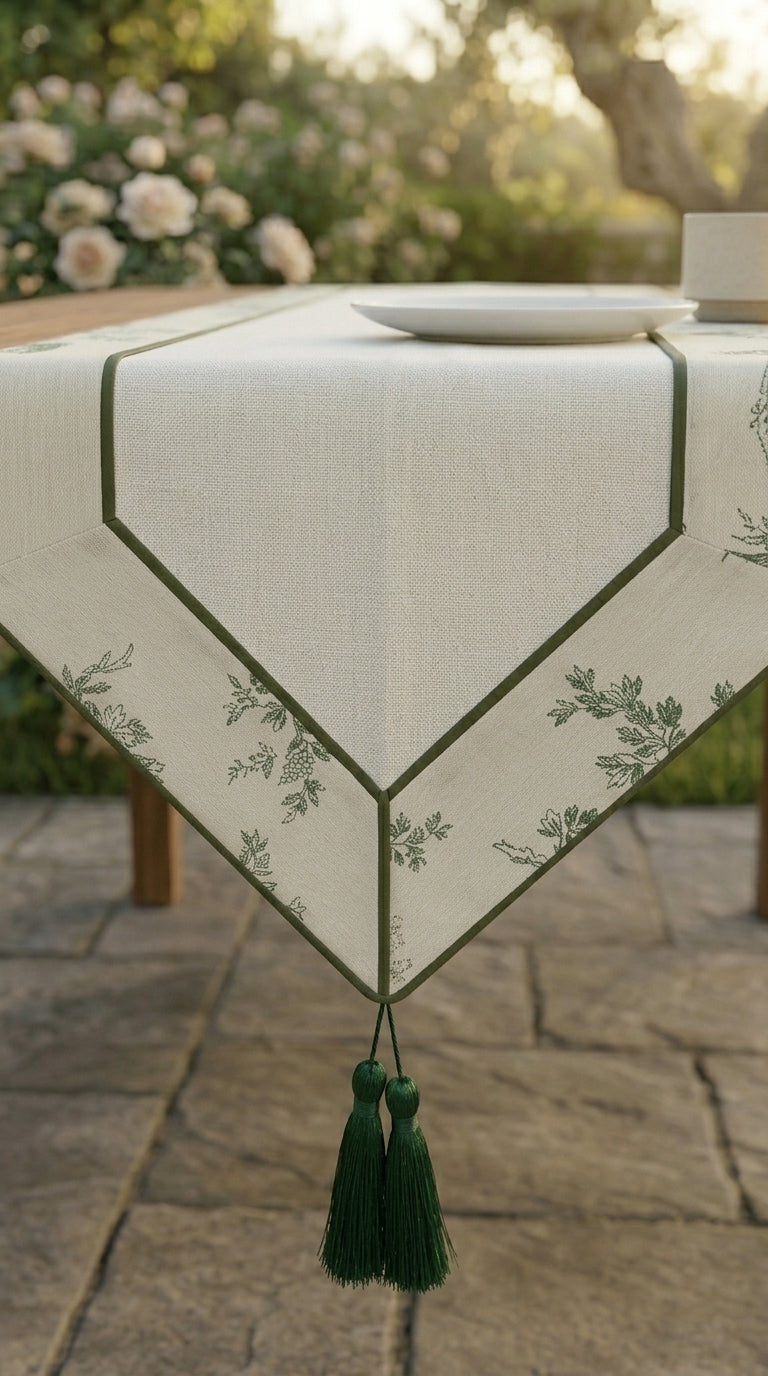 لوحة توليا الخضراء العريضة