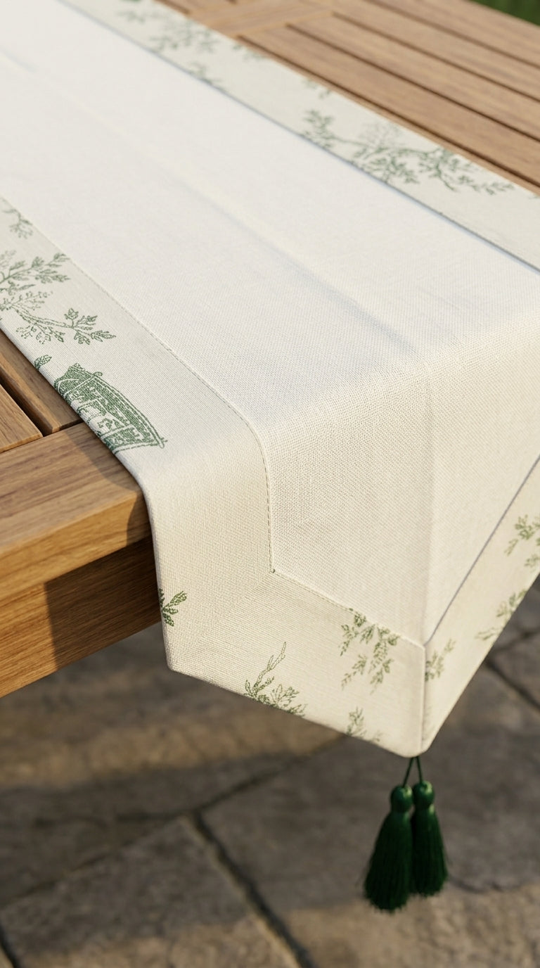 لوحة توليا الخضراء العريضة