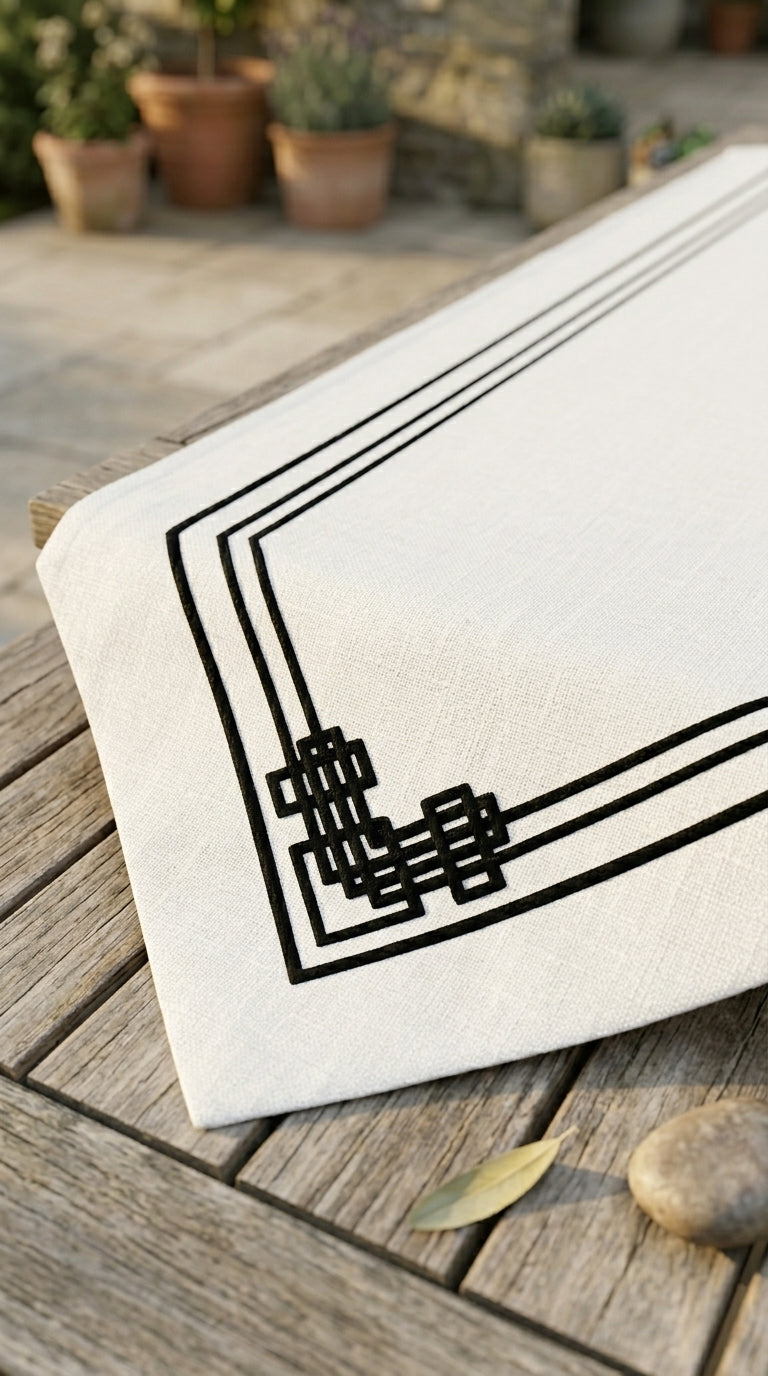 Geometric Patchwork Runner