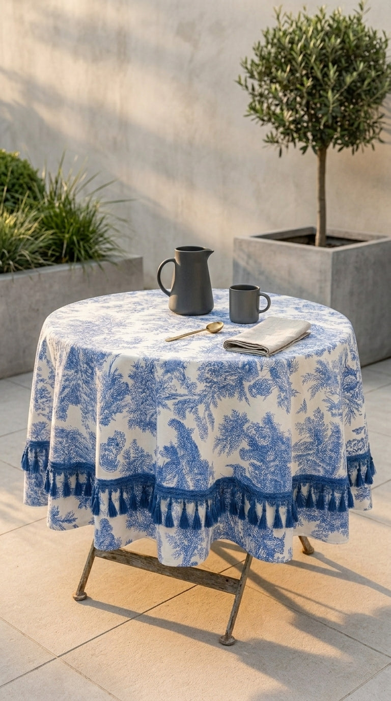 Toile Azure Tablecloth