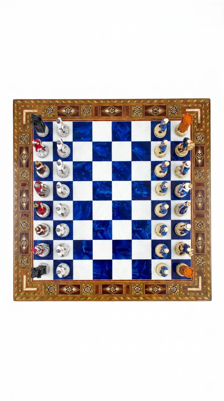 Ottoman Azure - Collector Chess Set