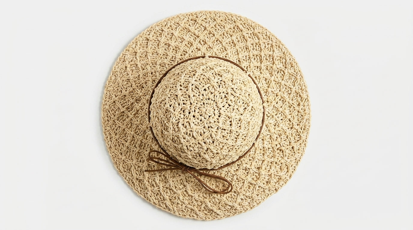 Natural Wide Brim Hat