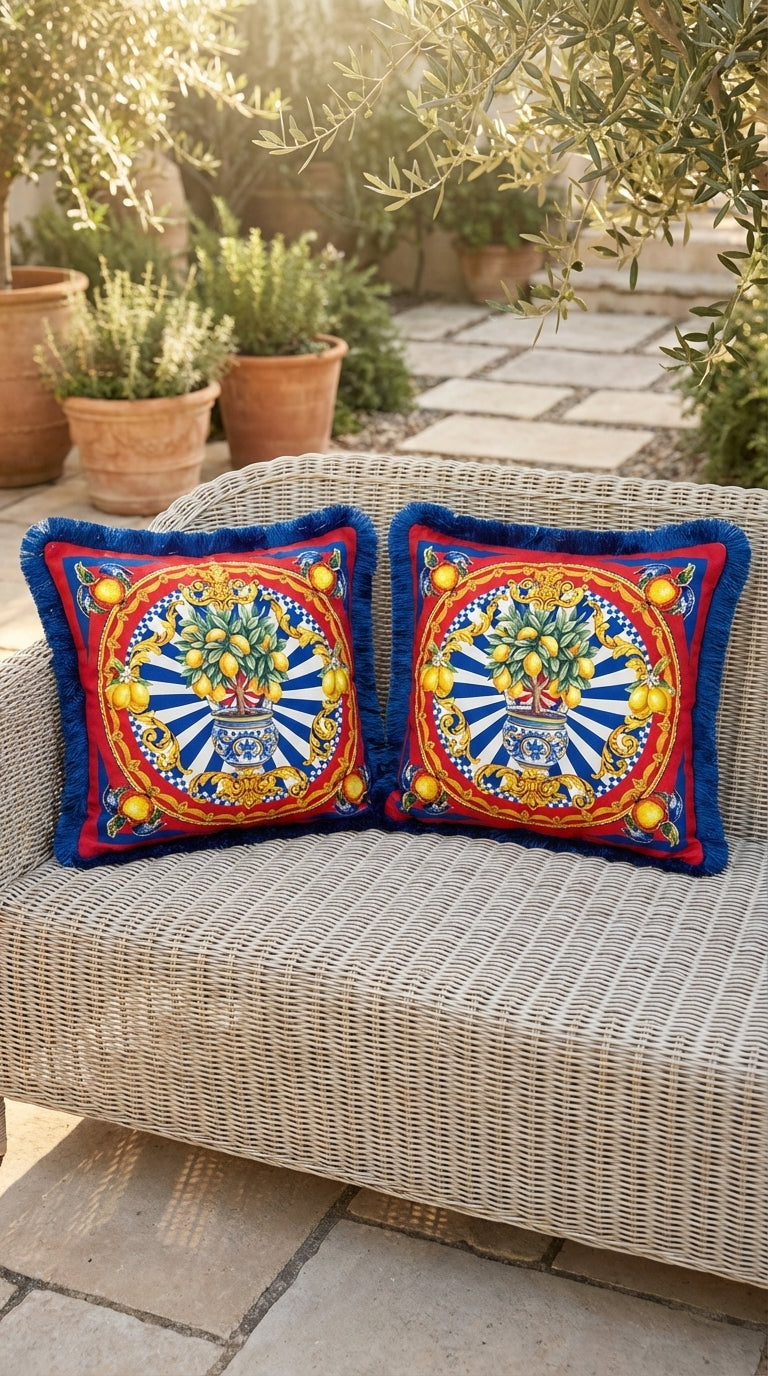 Verona Azure Kırlent