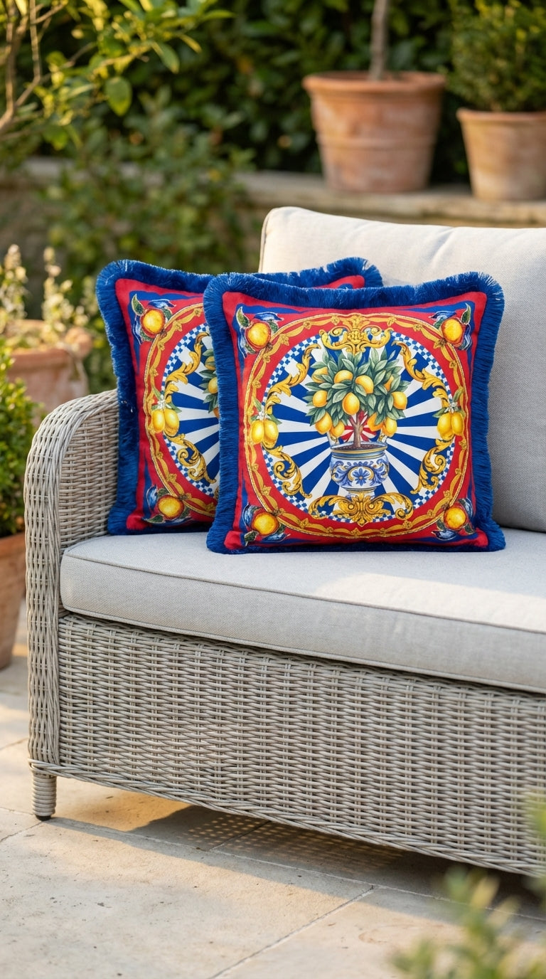 Verona Azure Kırlent