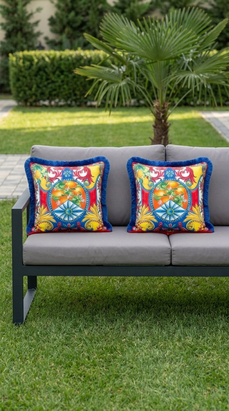 Solea Clover Azure Kırlent