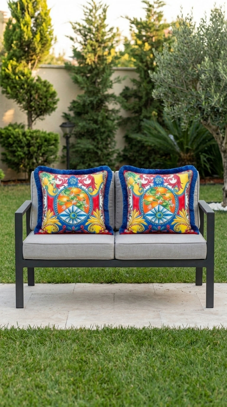 Solea Clover Azure Kırlent