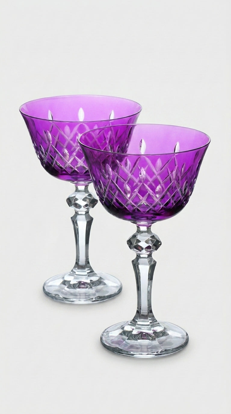 Celeste Coupe Kadehi- Amethyst