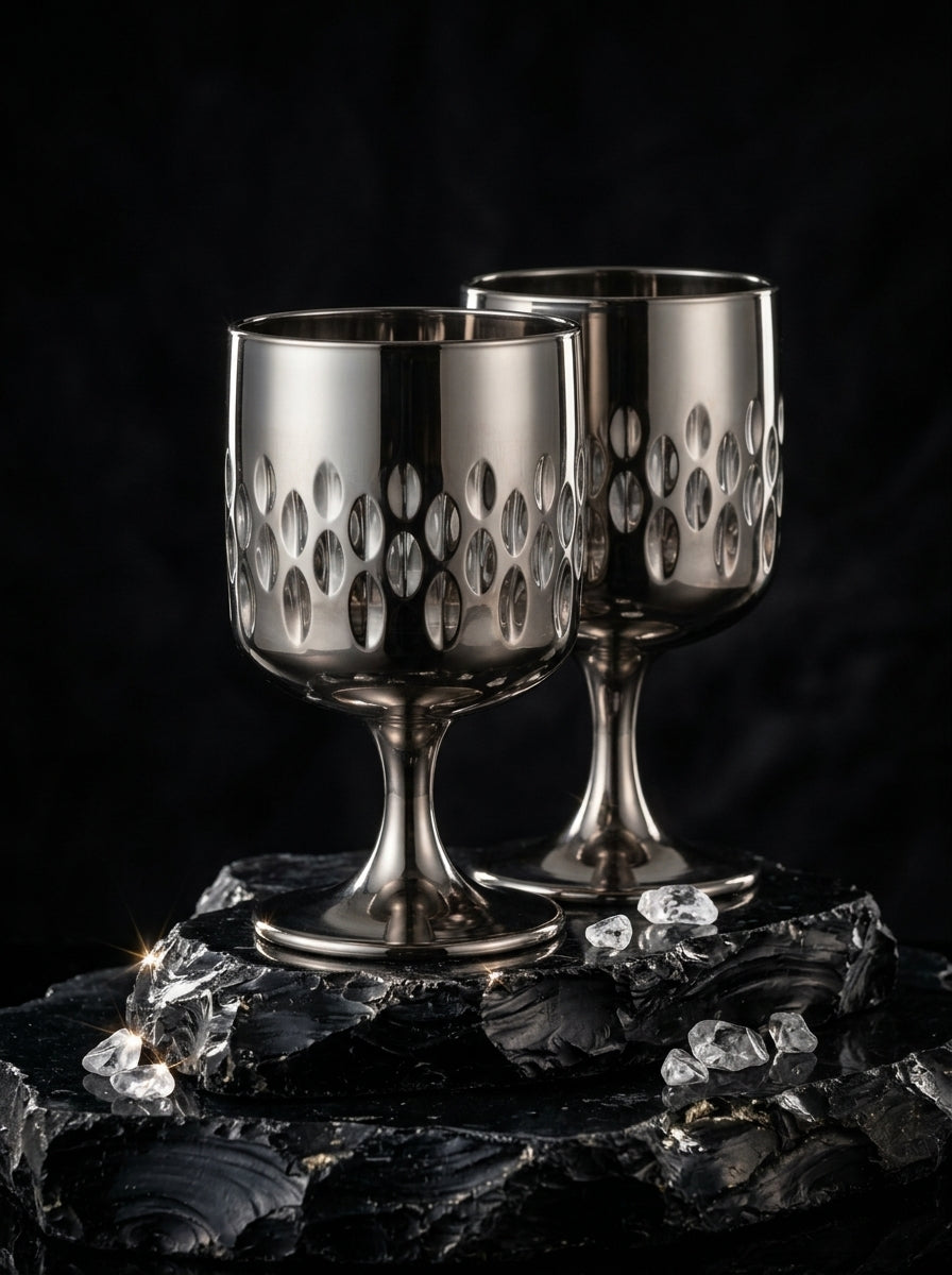 Christmas Classics – Eclat Nova Titanium İkili Kristal Kadeh Seti