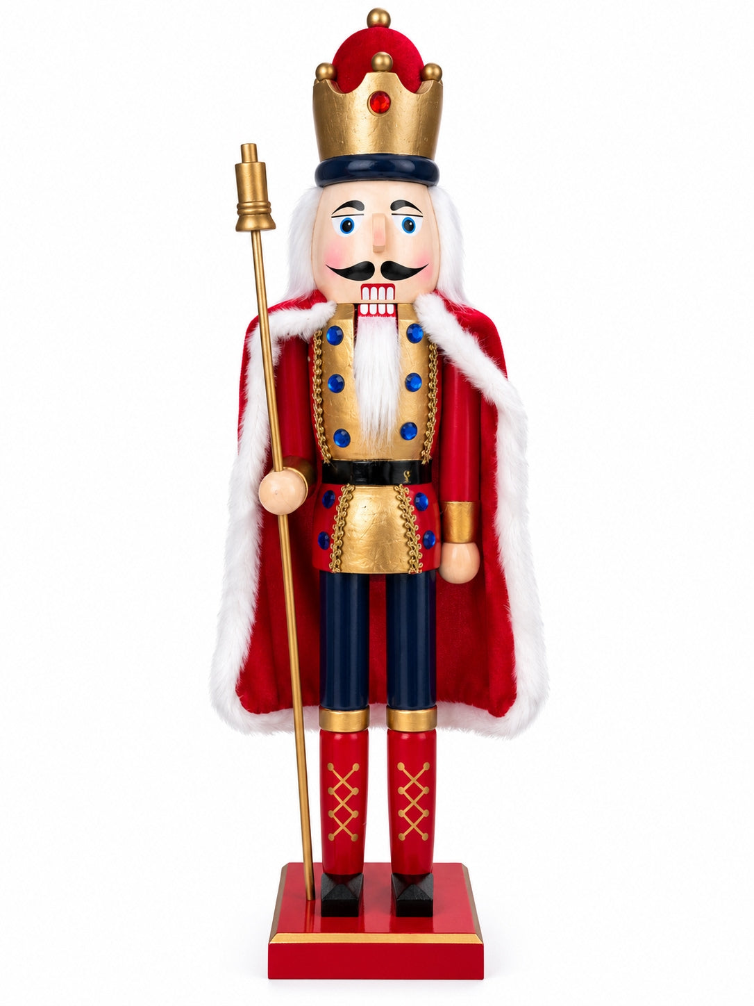 Royal Christmas King Ahşap Fındıkkıran Kral - 60 CM