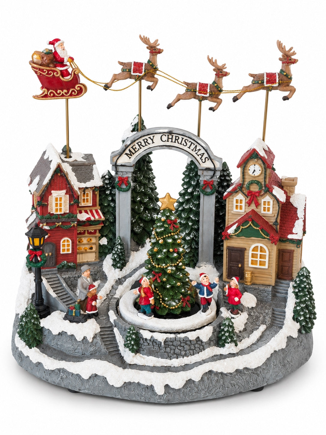 Merry Christmas Village Işıklı &Hareketli Yılbaşı Köyü