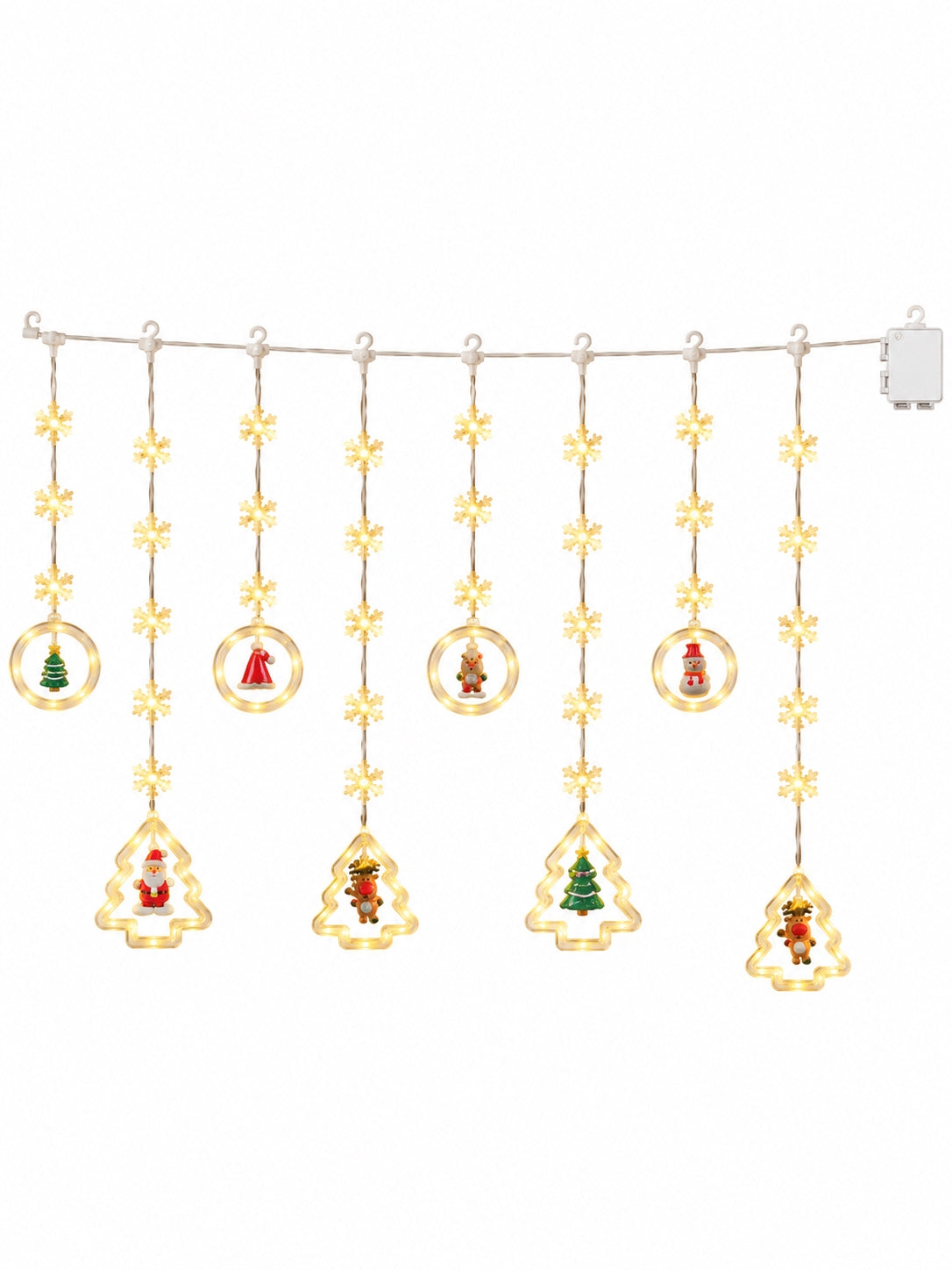 Christmas Magic 130 LED Figürlü Perde Yılbaşı Işığı