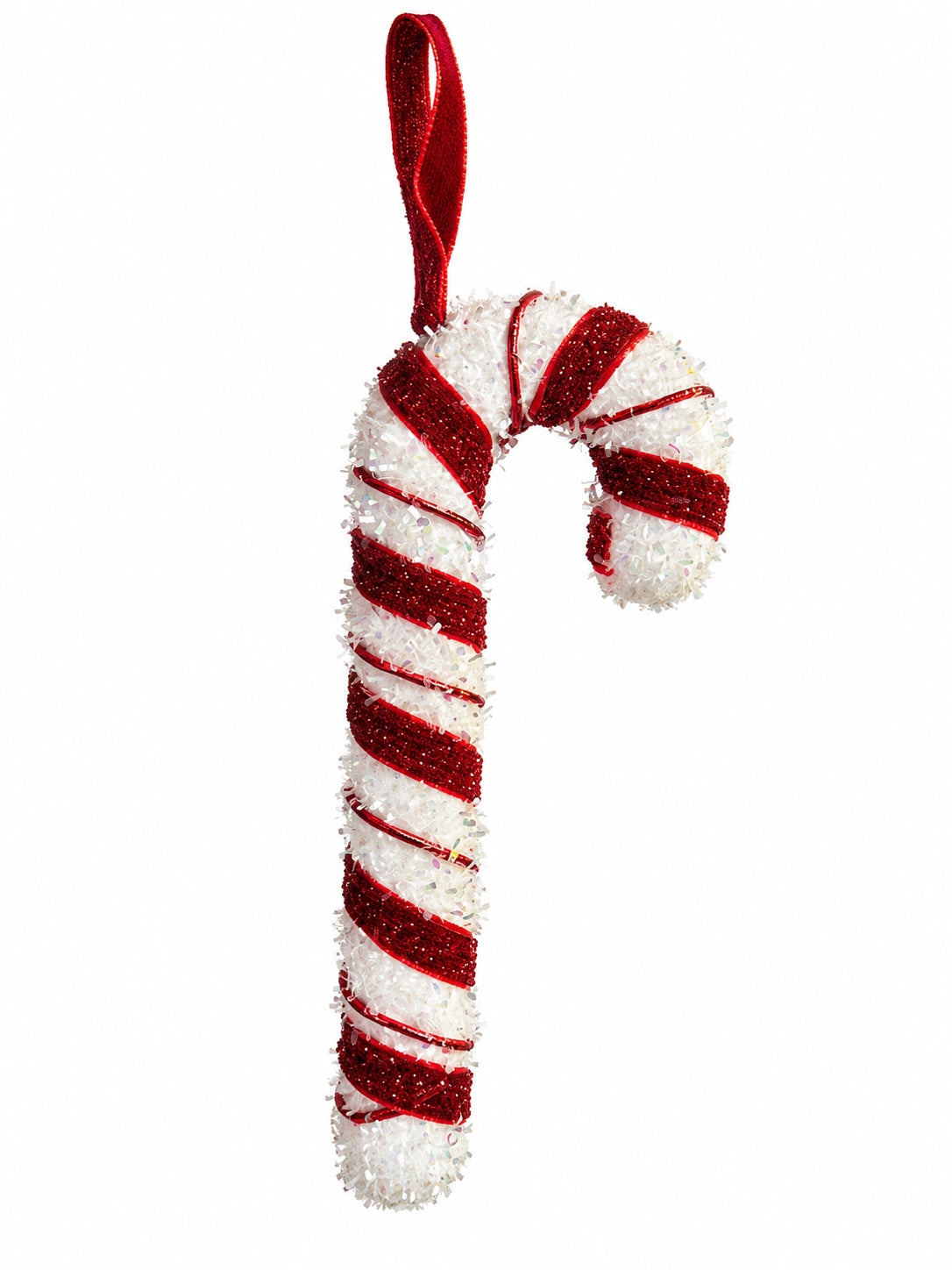 Candy Cane Glitter Baston Şeker Yılbaşı Ağaç Süsü