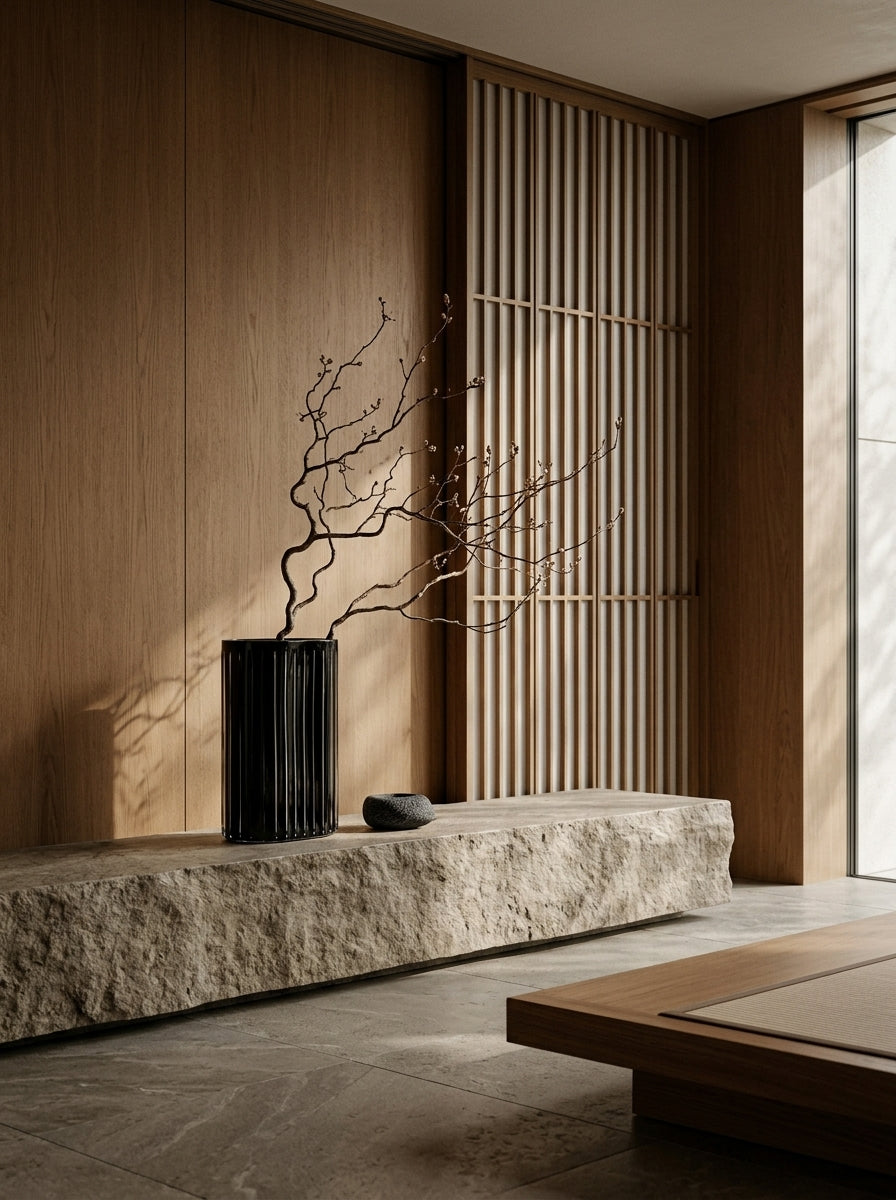 Noir Sculptural Siyah Dekoratif Vazo