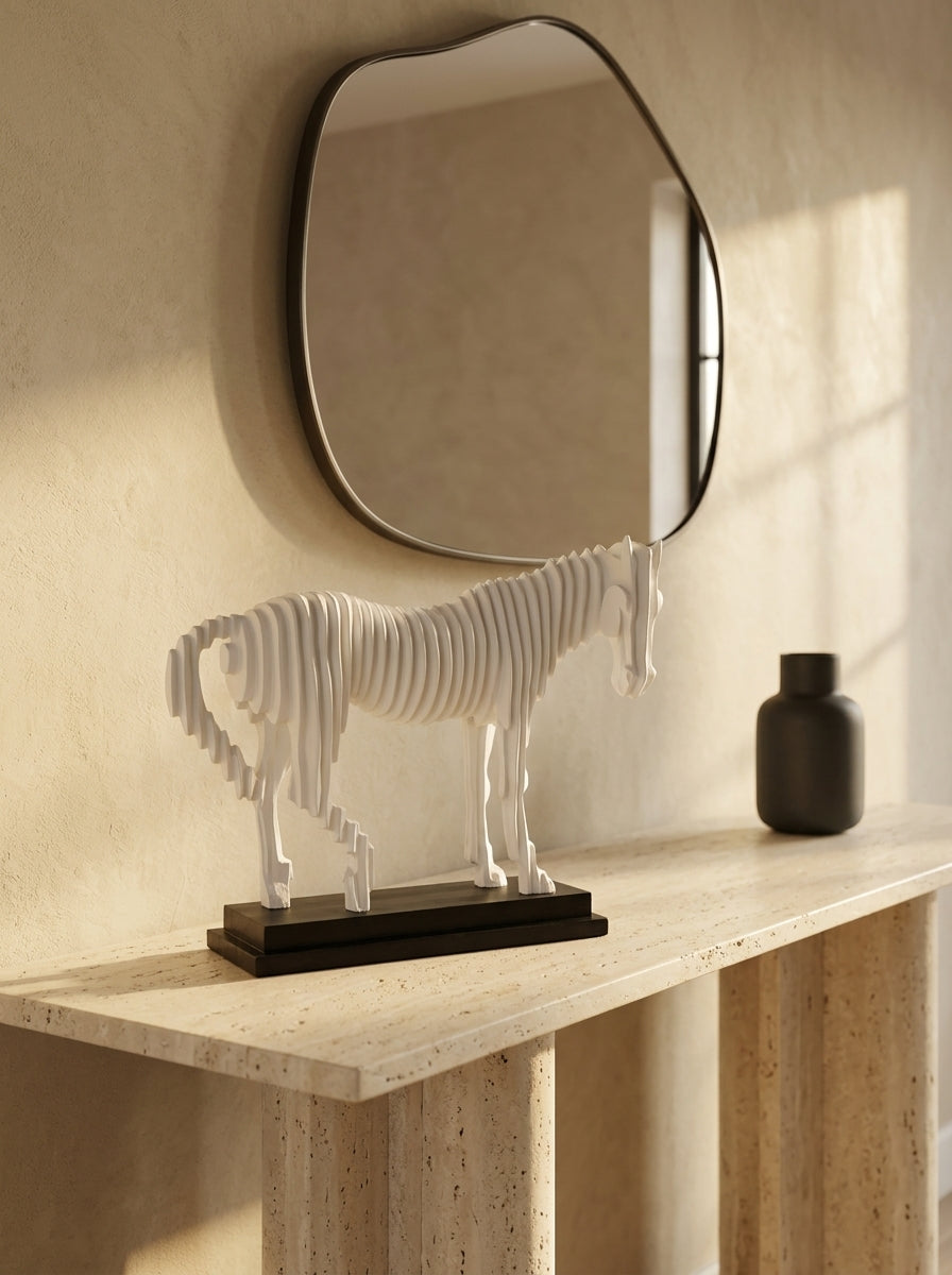 Equus Layers Beyaz At Dekoratif Obje