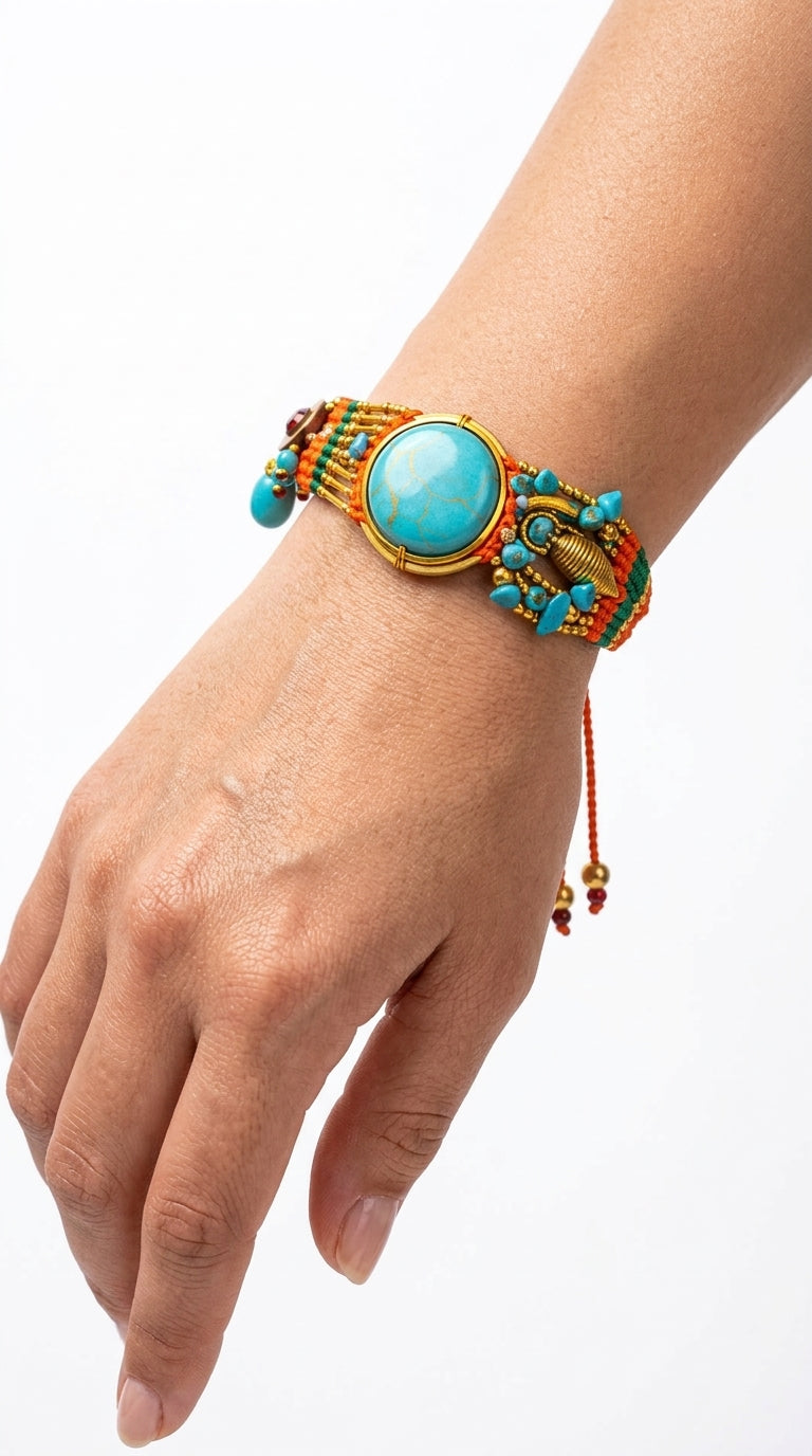 Nomad Aura Bracelet - Terra Orange