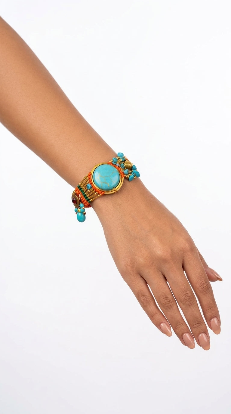 Nomad Aura Bracelet - Terra Orange
