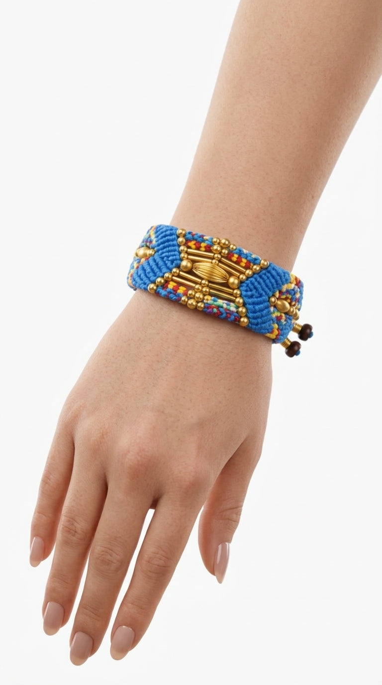 Nomad Relic Bracelet – Cobalt Blue