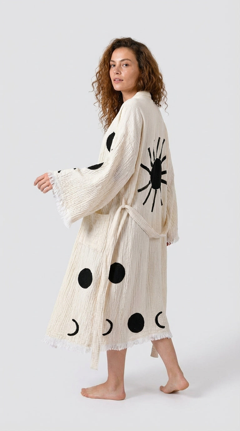 Full Moon Whisper Kimono