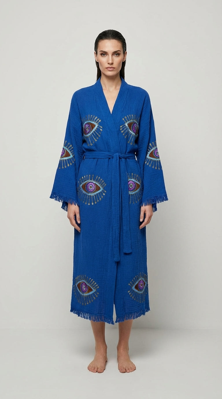 Blue VisionGuard Kimono