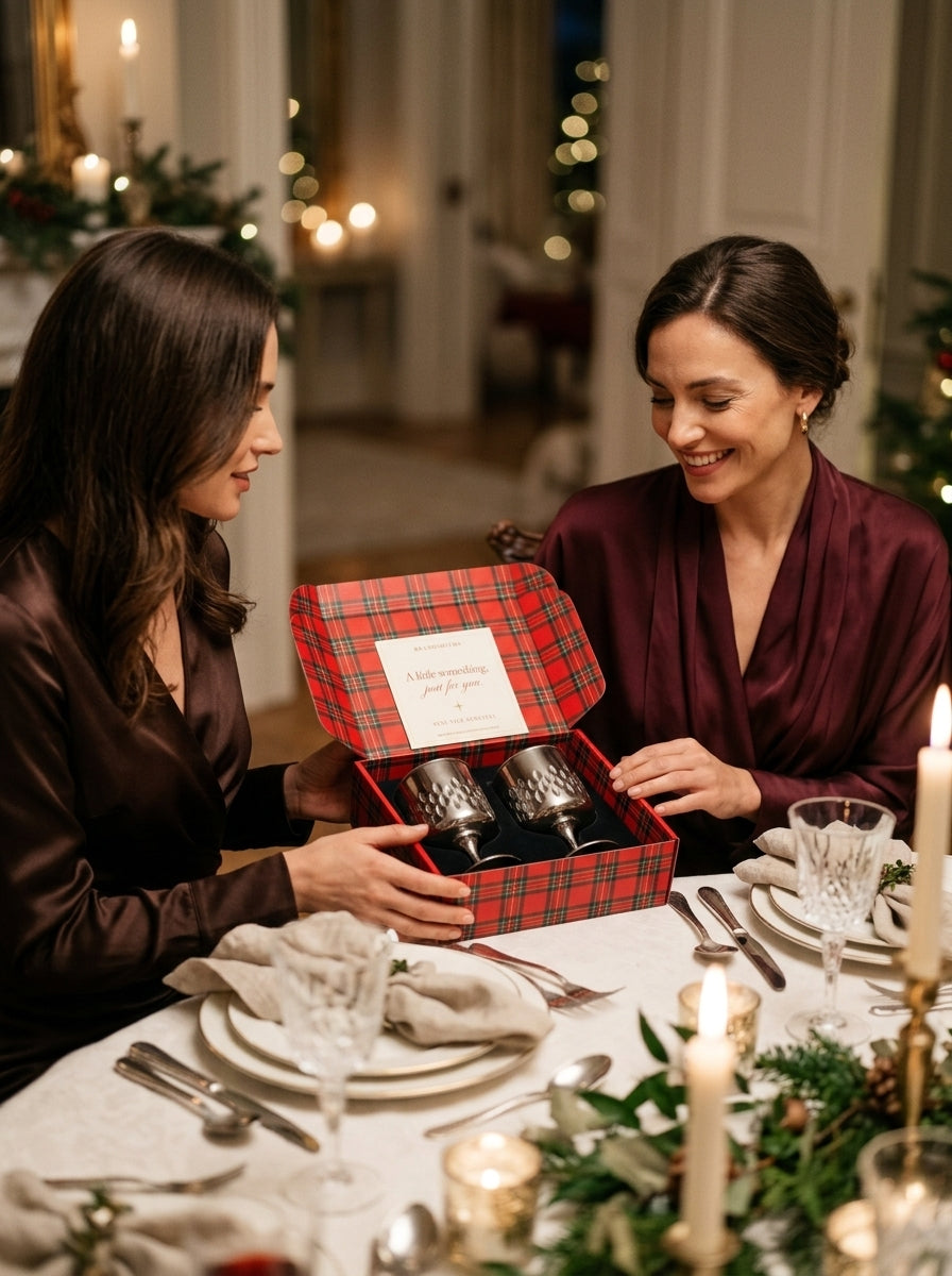 Christmas Classics – Eclat Nova Titanium İkili Kristal Kadeh Seti