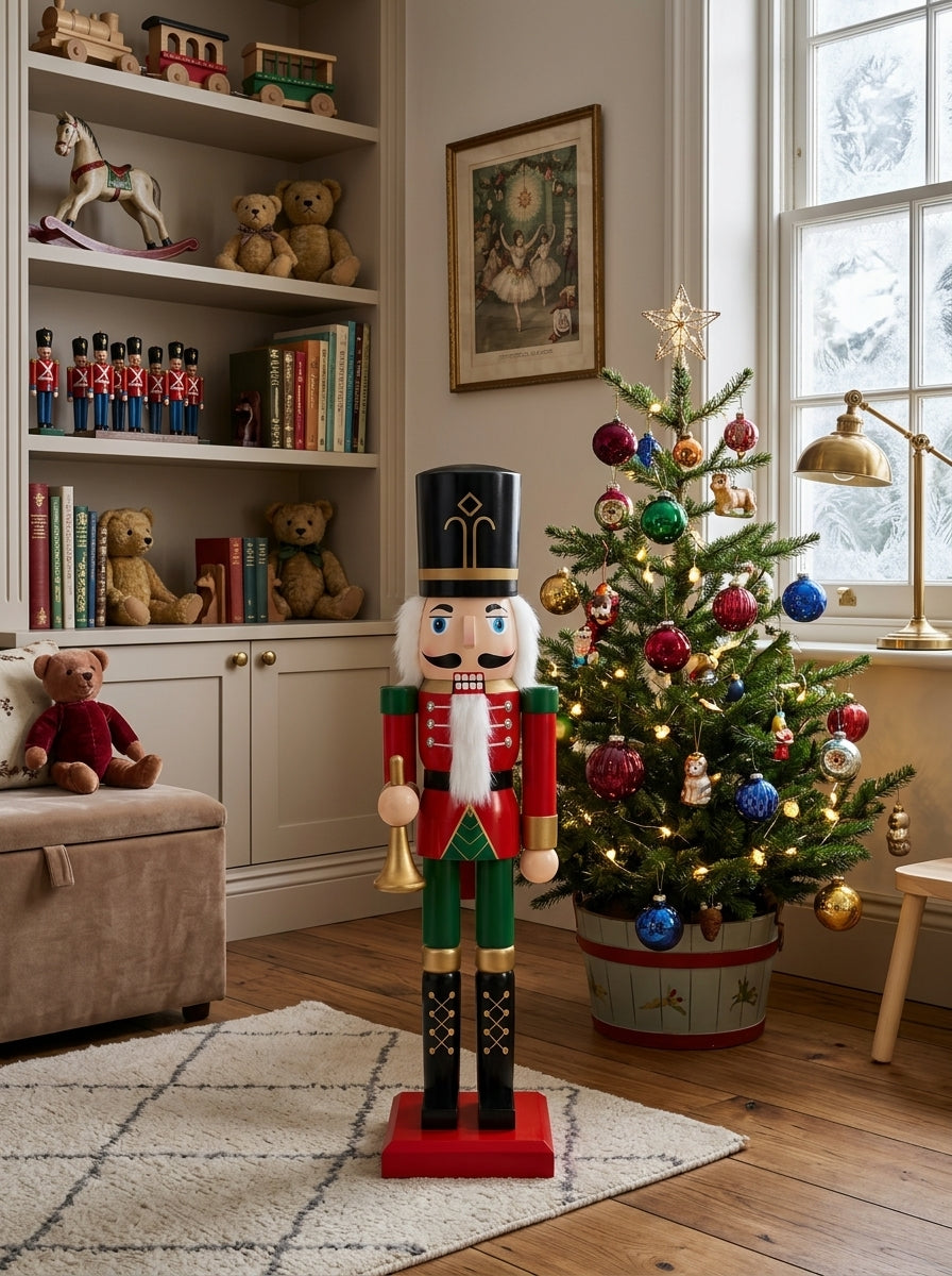 Royal Trumpeter Ahşap Fındıkkıran Kurşun Asker - 50 CM