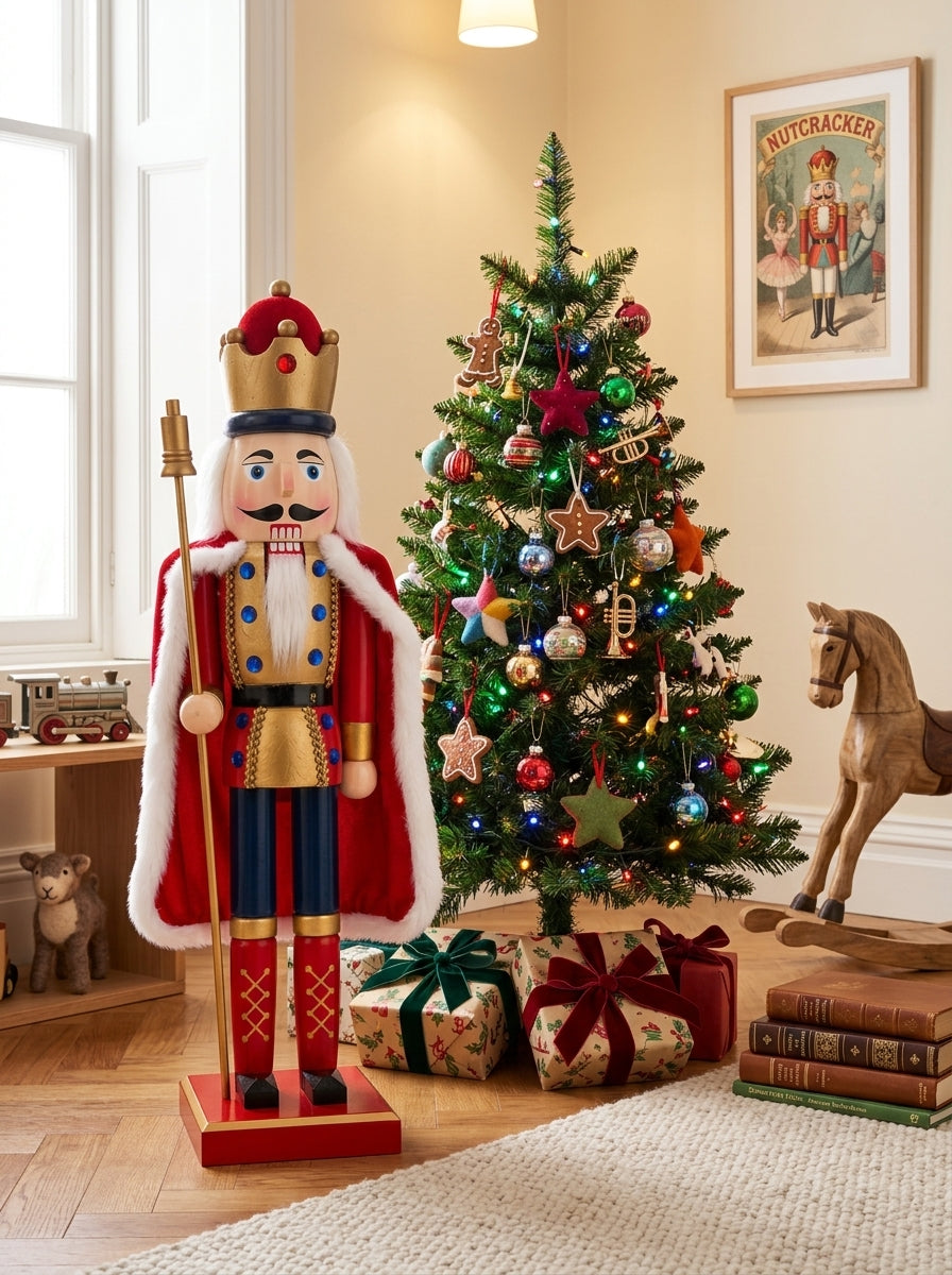 Royal Christmas King Ahşap Fındıkkıran Kral - 60 CM