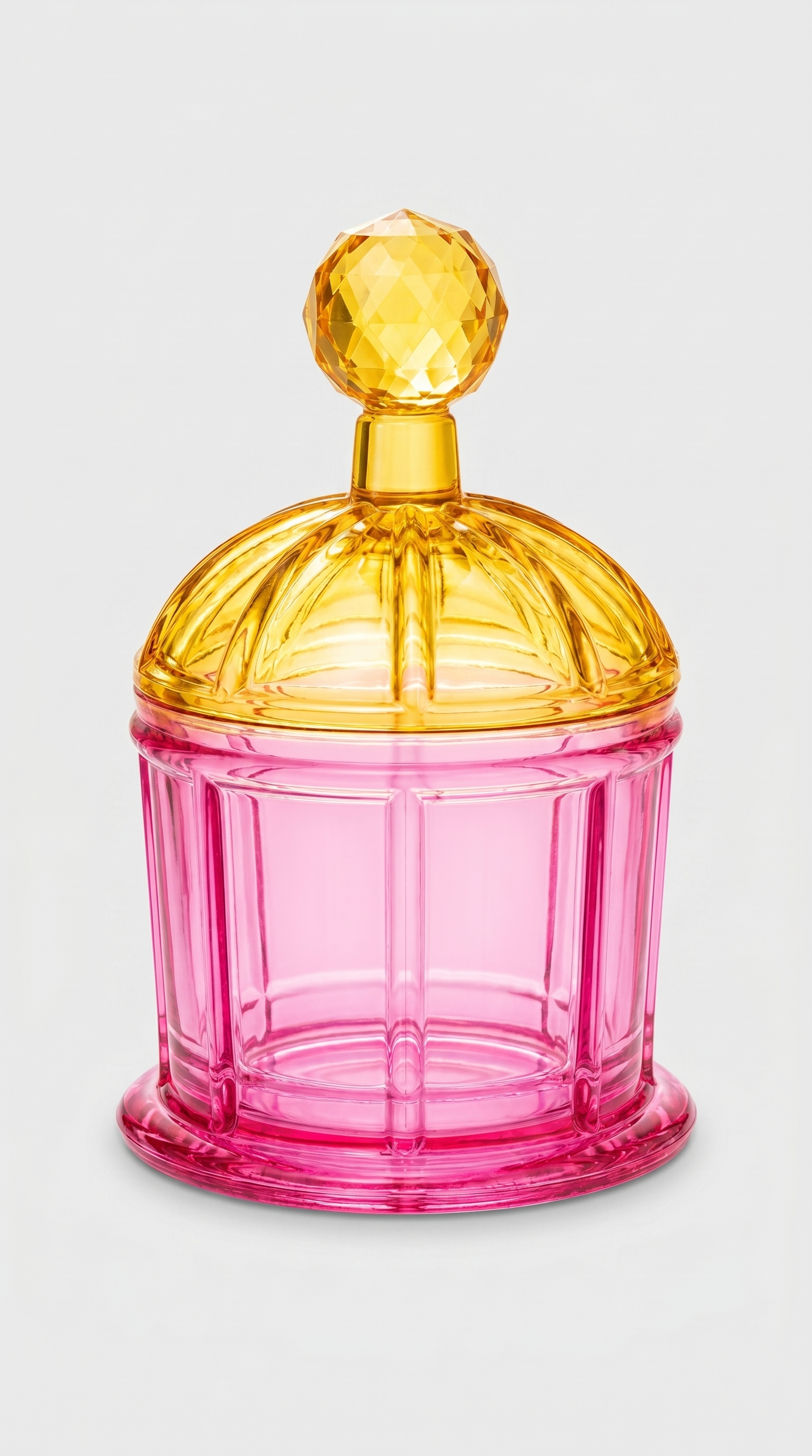 Lumi Kapaklı Kristal Obje-Pink