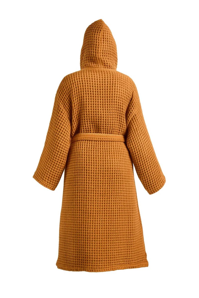 Mustard Waffle Bathrobe