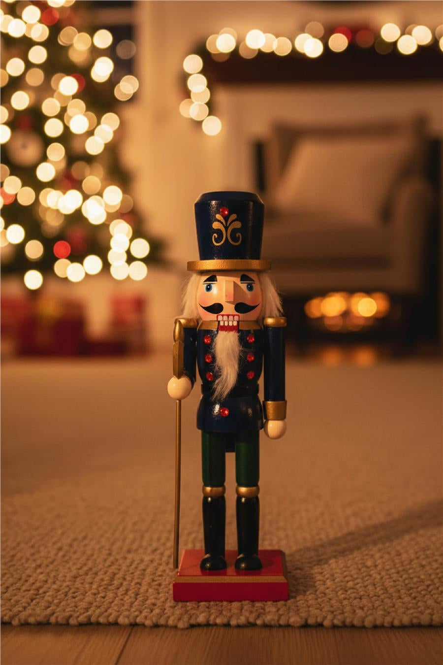 Lead Soldier with Black Top Hat – 25 cm