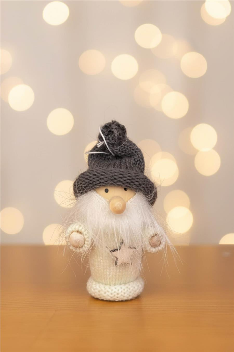 New Year Tree Decoration – Grey Beret Christmas Figure