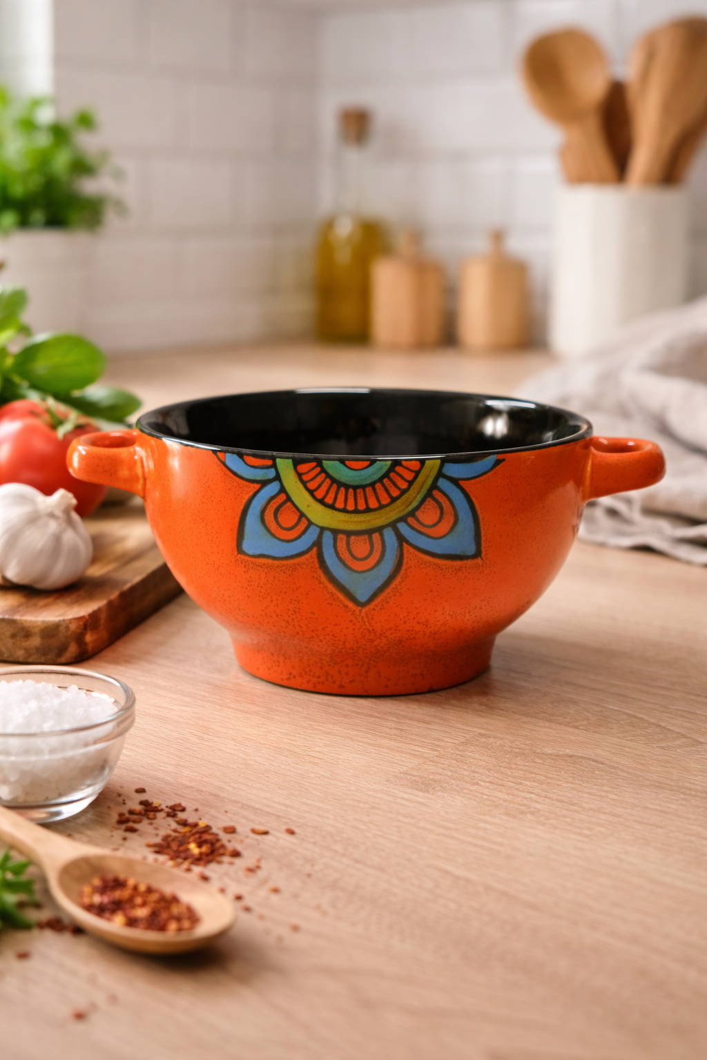 Desenli Çok Amaçlı Dekoratif Kase